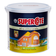 DULUX SUPER COTE | ดูลักซ์ ซูเปอร์โคท | สีขาว ทาอาคาร ทาผนัง ภายนอก ภายใน | ขนาด 18.925 ลิตร (5 แกลล