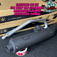 🇲🇾🇲🇾🇲🇾CJ IPOH RACING EXHAUST YAMAHA LC135V1-V1 ES 32MM 35MM SLIP ON POWER