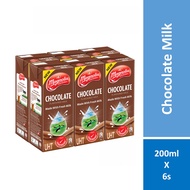 MAGNOLIA UHT Chocolate Flavoured 100% Fresh Milk 6x200ml -  Velvety Chocolate Flavour You Love