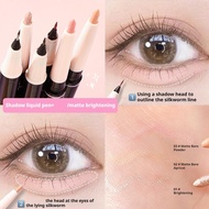 New Double Ended Lying Silkworm Pencil Waterproof Lasting Sweatproof Liner Contouring Makeup I9y2