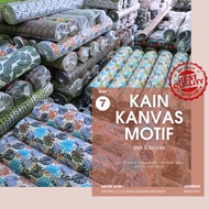 CANVAS FABRIC WITH 150, 50CM MOTIF/CANVAS FABRIC