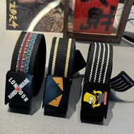 High School Students Boys Big Kids Casual Belts Trendy All-Match Canvas Pants Belts Light can456. 9.