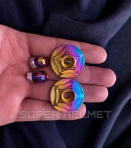 Gù Titan Gr5 + Ốc Trụ 6l10 + 2 Tán - Gắn Nón Bảo Hiểm Nón Sơn