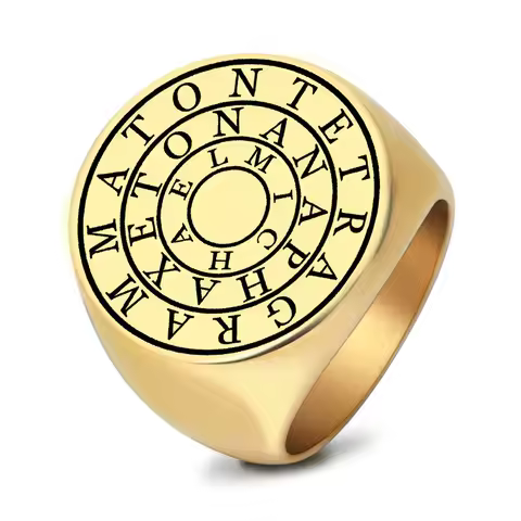 Magic Disc Seal of Solomon Protection from Evil Spirits Sacred Kabbalah Occult Goetia Amulet Talisma