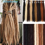 FORBETTER Hair Extension 20 Inch Reggae Braiding Dreadlocks Cosplay Wig Handmade Braiding Hair