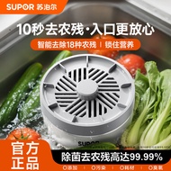 SUPOR Food Purifier – Hydroxyl Ion Purification | 99.99% Pesticide & Bacteria Removal | Titanium Ele