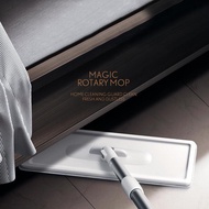 32CM smart self-wringing mop integrates 2 in 1 to clean and sweep the floor, slim and clean, conveni