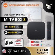 ✲Xiaomi Mi Box S 4K HDR Android TV With Google Assistant Media Player 9.0 MiBox S-[Global Version]