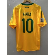 2010 Brazil KAKA Top Quality Retro Soccer Jersey for Home Football Shirts