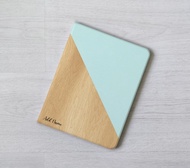 客製化加名純色木紋iPad mini 7 Pro 13 Air 7 11代筆槽保護套
