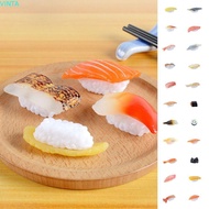 VINTA Simulation Sushi Model, Rice Ball Pretend Play Simulation Kitchen Toy, Tuna Japanese Food Simu