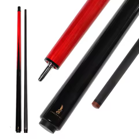 Black Tech Carbon Fiber Break Cue 12.9mm Tip,1474mm Billiard cue for Black black eight, nine balls G