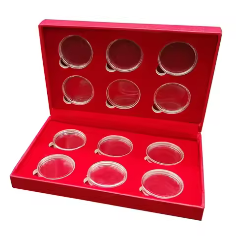 Storage Boxes Coin Storage Box Coin Storage Case Commemorative Coin High Compactness High Transparen