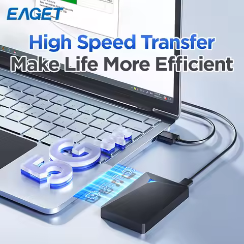 EAGET Portable External Hard Drive HDD External Hard Drive G20 Pro 1TB USB3.0 Storage Compatible for