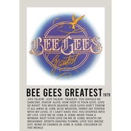 Poster Cover Album Bee Gees Greatest by Bee Gees for Room/Barber Gym