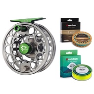 Sword Fly Fishing Reel with CNC-machined Aluminum Alloy Body and Spool, 5/6 Gunmetal, Fly Fishing Li