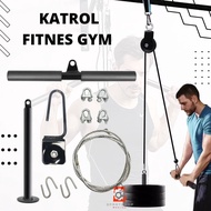 DIY Gym Fitness Pulley Cable Machine Arm Bicep Equipment