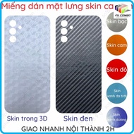 Samsung A14 (4G/5G) A24 4G/ A34/ A54/ A13 (4G/5G) carbon skin back cover