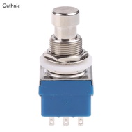 Oathnic 9-Pin 3PDT Foot Pedal Switch Stompbox For Electric Guitar Effects True Bypass