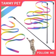 Cat Wand Cat Stick Toy Cat Ribbon Charm Ribbon Cat Wand