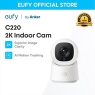 eufy by Anker C220 Indoor Camera, 2K UHD with AI Tracking and Instant Notification on App, Easy Inst