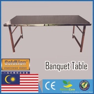 stainless steel heavy duty Banquet table,with stainless steel hollow leg,