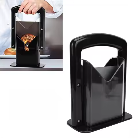 Bagel Cutter Slicer With Safety Handle Household Bagel Slicer Reusable Bread Slicer Stainless Steel 