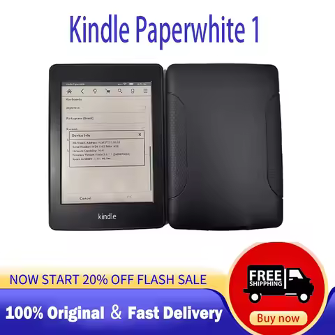 E-book Reader Kindle Paperwhite 1 Ereader 6-inch E-ink Touch Screen with Backlight Kindle E-reader K