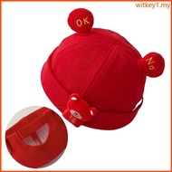 WIT Kids Hat Soft Baby Bonnet Cap Red Themed Winter Warm Hat for Baby Boy Girl