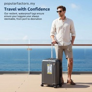 [Popularfactors] Cruise Ship Luggage Tags 5 Pa Clear Waterproof PVC Vertical ID Card Holder for Crui
