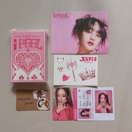 (G)I-DLE UNSEALED 6TH MINI ALBUM I FEEL [ QUEEN VERSION ] GIDLE PHOTOCARD