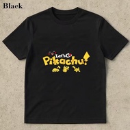 Lets Go Pikachu Pokemon Game Print Summer Short Sleeve T Shirt