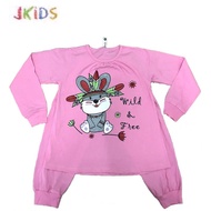 (3/4years) Jkids original brand kids girls pajamas long sleeve & long pants (big cutting)