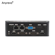Fanless Windows Mini PC Intel J4125 J6412 N100 Quad Core Thin Client IPC 2x Intel i226 2.5G LAN HDMI