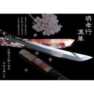 🇯🇵 [日本] 堺孝行🔥【凜華 銀三鋼 曲背 先丸 附 漆鞘 390mm】🔥 日本高級廚刀