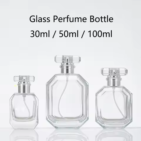 Refillable Bottle Perfume Atomizer 30ml/50ml/100ml Perfume Bottle Portable Cosmetic Spray Bottle Ato