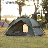 TENDA Double Layer Camping Tent Outdoor Camping Tent 3-4 People