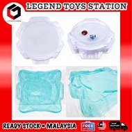BEYBLADE ARENA STADIUM BEYBLADE KIDS TOY PLAY SET / TRANSPARENT BLUE
