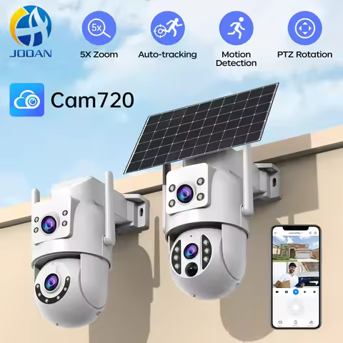 Jooan 4K 5G Wireless Ip Camera Outdoor Dual Screen 5X Digital Zoom CCTV Video Surveillance Camera Au