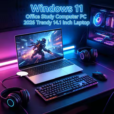 2026 Refined 14.1" Ultra Slim Notebook Intel Core i7-8650U 32GB RAM 2TB M.2 SSD Windows 11 Pro Offic