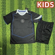 Kidswear release: 25-26 Chelsea second away football jersey for kids 16-28