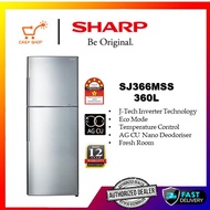 Sharp Inverter 2-Door Fridge (360L) SHP-SJ366MSS