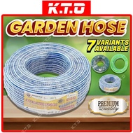 10M / 25M / 30M / 50M Garden Hose 2.25MM - 2.5MM Thickness PVC Water Pipe Hose / Hos Getah Kebun / 水