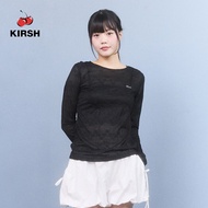 [KIRSH] SHEER SLIM-FIT LONG SLEEVE | 26SS | women tops | shirt for women | tops korean