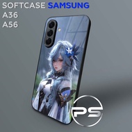 HP PS60 Softcase Samsung A26 | A36 5G | A56 5G Glossy Shiny Case Full Cover Protective Glass Motif C