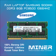 Memory RAM Laptop SODIMM DDR3 8GB PC8500 1066Mhz