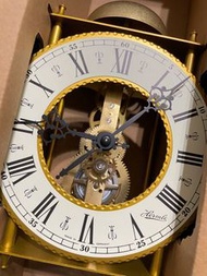 HERMLE CLOCK德國進口機械式古銅金色座鐘 型號：23004-000711