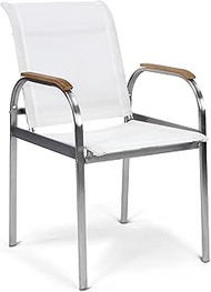 Homestyles 5650-802 Aruba Outdoor Chair Pair, Off-White