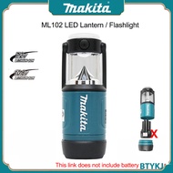 Makita โคมไฟ LED ML102 7.2V/10.8V/12V โคมไฟทำงานไร้สายอเนกประสงค์โคมไฟหลอดไฟแขวนกลางแจ้งฉุกเฉิน