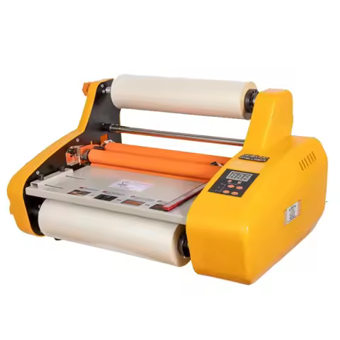 Small New Cold & Hot Laminating Machine FM3510 A3 Photo Film Laminating Machine Cold Plastic Electri